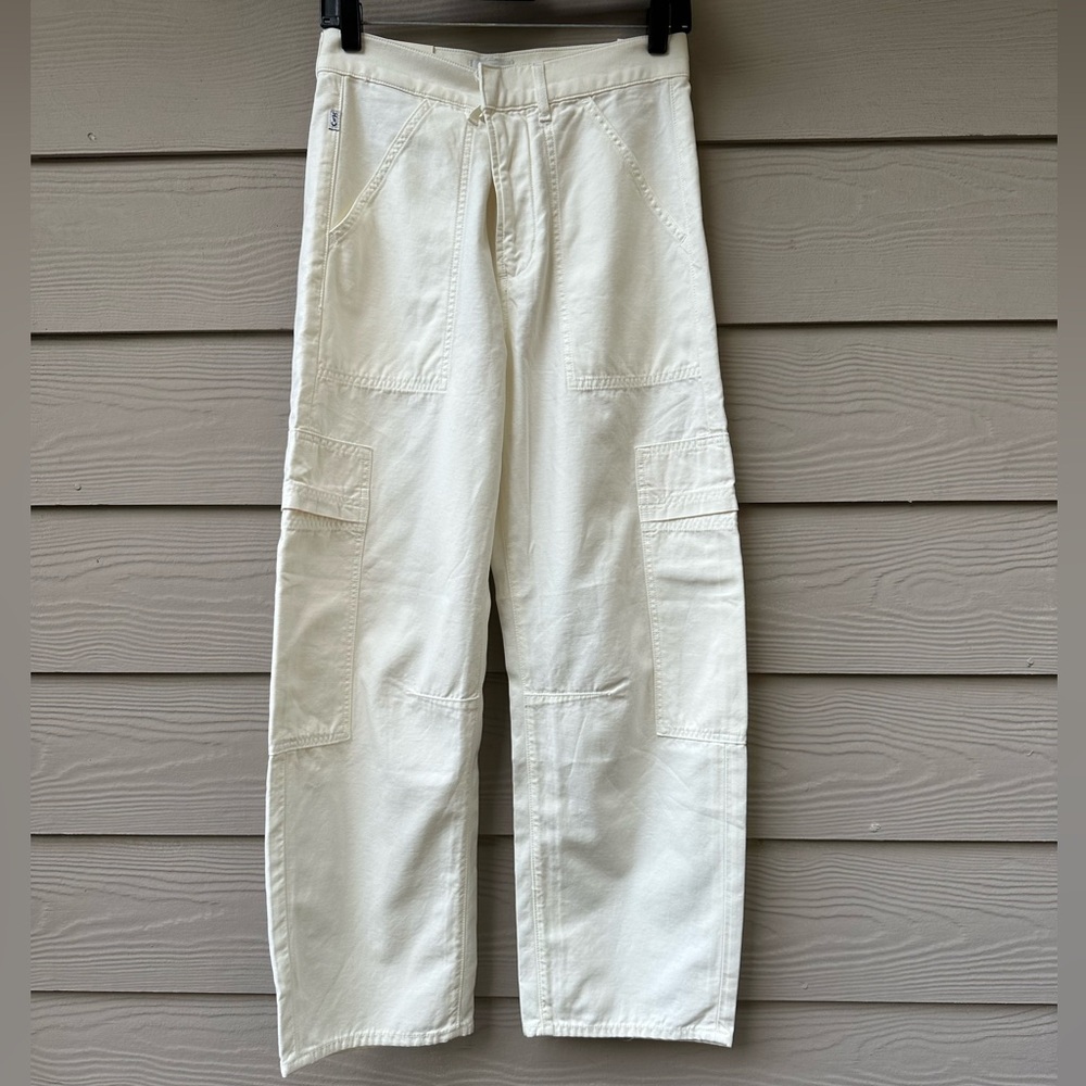 Citizens Of Humanity Marcelle Jeans in Off White-26 NWT - Picture 9 of 16
